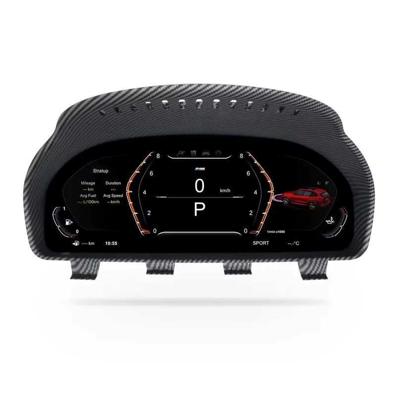 Linux 12.3'' IPS Car Dashboard Instrument for F10 Digital Cluster Car LCD Speedometer Plug and Play