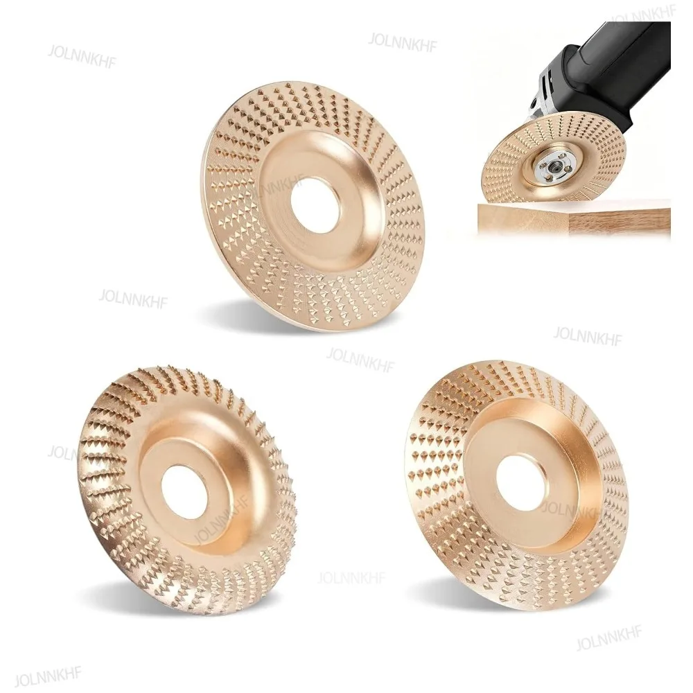 3Pcs Wood Tea Plate Root Carving Tool Angle Grinder Polishing Disc Woodworking Grinding Thorn Disc Flat Disc Polishing Wheel