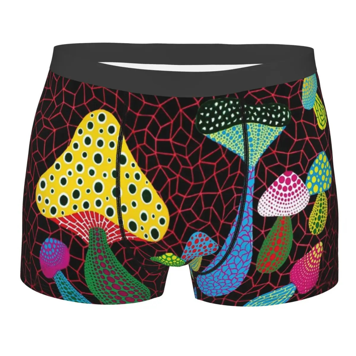 

Крутые боксеры Yayoi Kusama Mold Art, шорты, мужские удобные трусы, нижнее белье