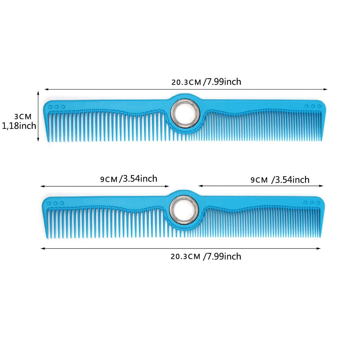 Cutting Comb Professional Spinning Anti-static Fidget Hair Combs Fidget Stress Relief Tool For Professional Hairdressing Cutting view 4