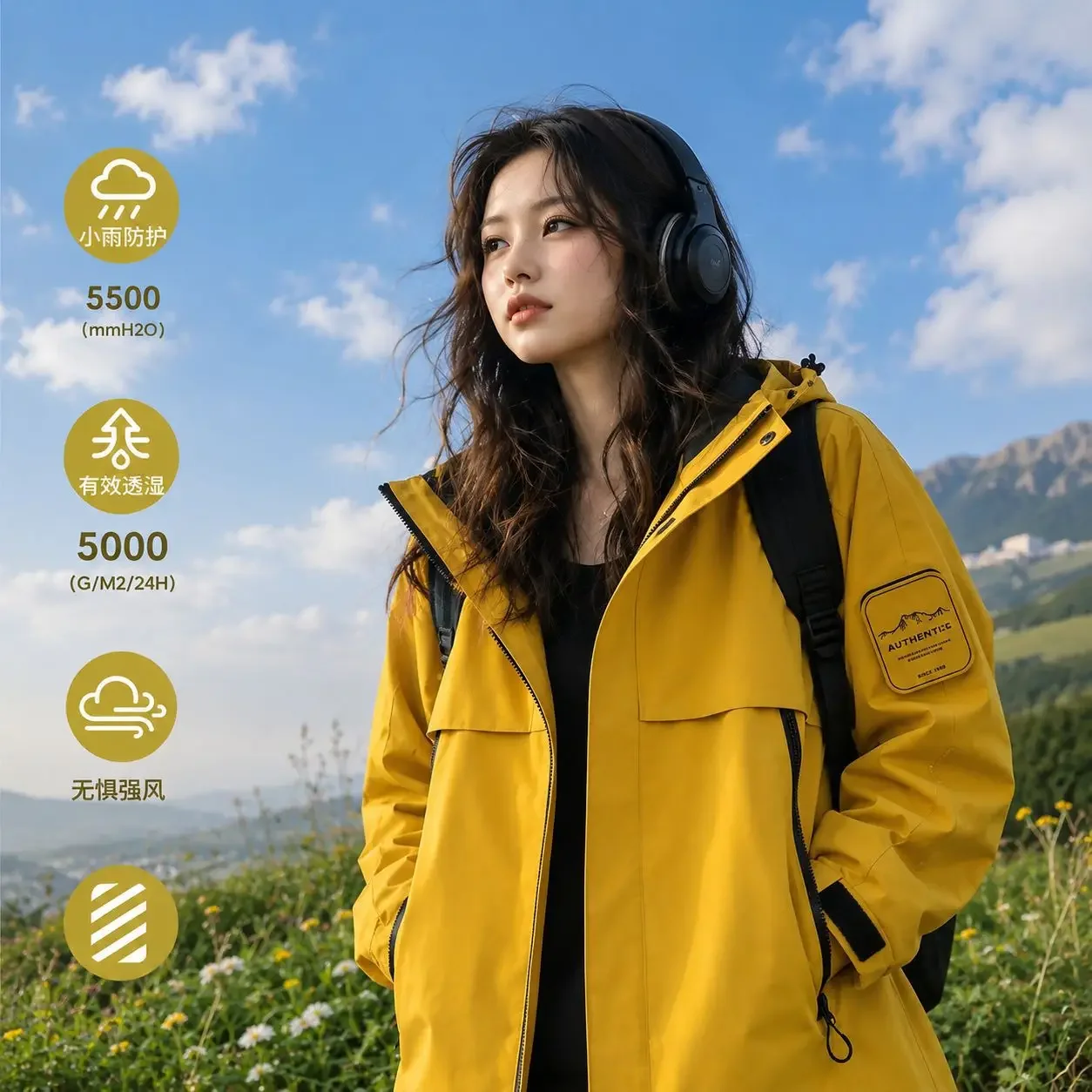 Outdoor Windproof Polyester Jacket Unisex Spring Autumn Climbing Camping New 2026 Small Size Large Code Fashionable Hiking