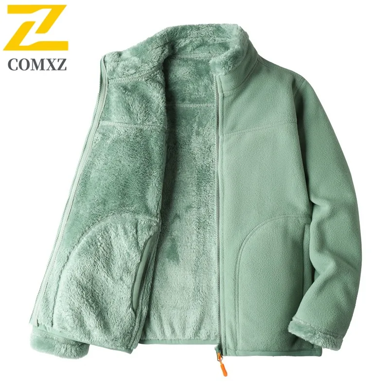 COMXZ سترة الخبز فضفاضة قصيرة سميكة في الهواء الطلق الشارع الشهير السفر مبطن سترة عالية الجودة الثلوج الرجال القطن وسادة مبطنة #4