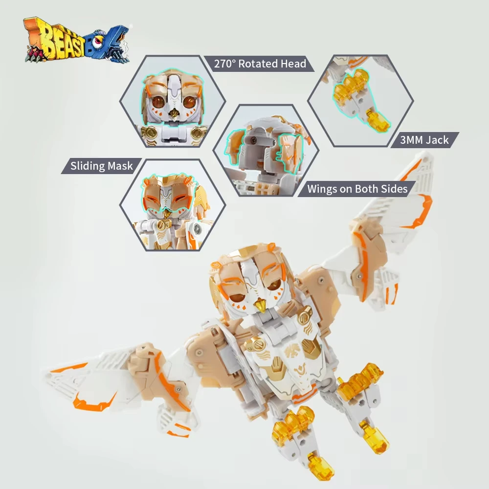 

52TOYS Beast Box Metal Song Collector's Edition: Новый набор трансформируемых фигурок-мехов для детей, модная модель, подарок