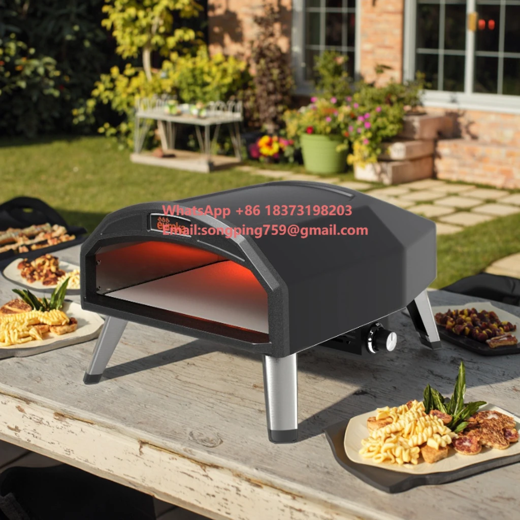 Easy to Use Outdoor BBQ Baking Horno Pizza Cook 16 Inch Portable Propane Gas Pizza Oven
