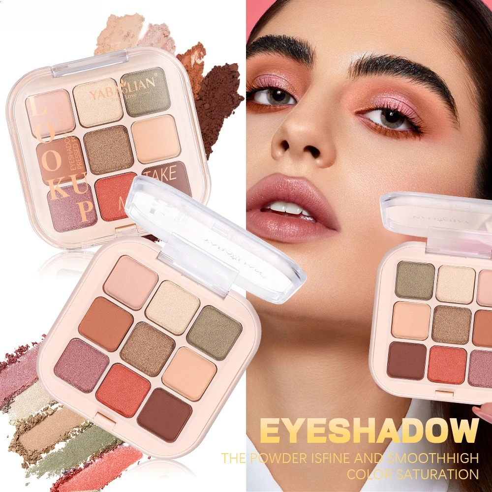 อายแชโดว์พาเลท 9 สี เมคอัพ 9 สี ดัซเซิล ฟอก อายแชโดว์ ชิมเมอร์ อายแชโดว์ พาเลท