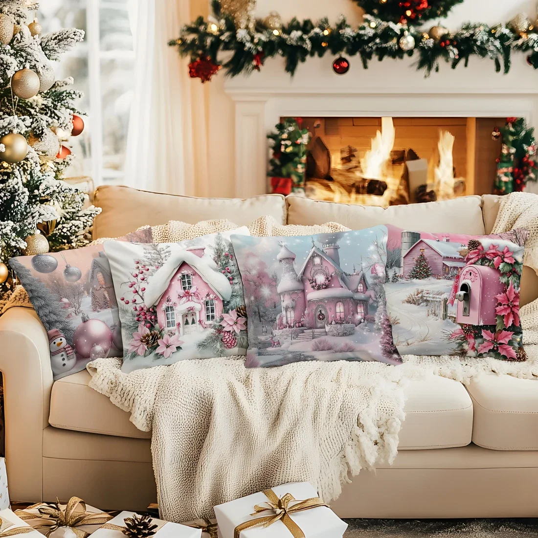 Funda De CojíN Rosa… - image