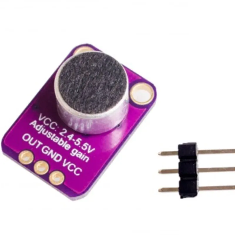 MAX9814 микрофон AGC модуль платы усилителя автоматическое управление усилением Attack для Arduino MAX4466 печатная плата Diy Kit