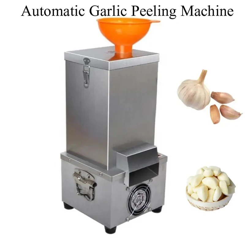 PBOBP Tabletop Mini Garlic Peeling Machine Equipment Garlic Husk Remover Automatic Garlic Peeler Garlic Clove Skin Remover