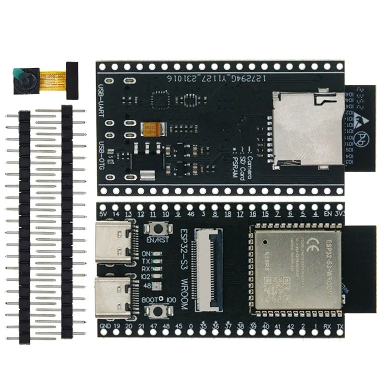 

Practical-ESP32-S3 WROOM N16R8 CAM Development Boardwifi Bluetooth Camera Module Onboard ESP32-S3-WROOM-1 N16R8 Module Durable W