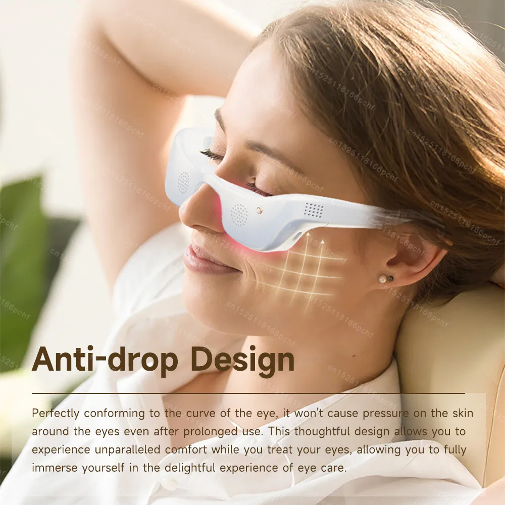جهاز تدليك العين الكهربائي EMS العلاج بالضوء الأحمر جهاز تجميل العين مكافحة الشيخوخة العناية بالعين الساخن والبارد التعب الإغاثة الهالات السوداء #6
