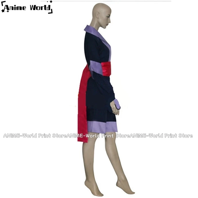 《Custom Size》Anime Rurouni Kenshin/Samurai X Makimachi Misao Cosplay Costume Any Size Halloween Costumes