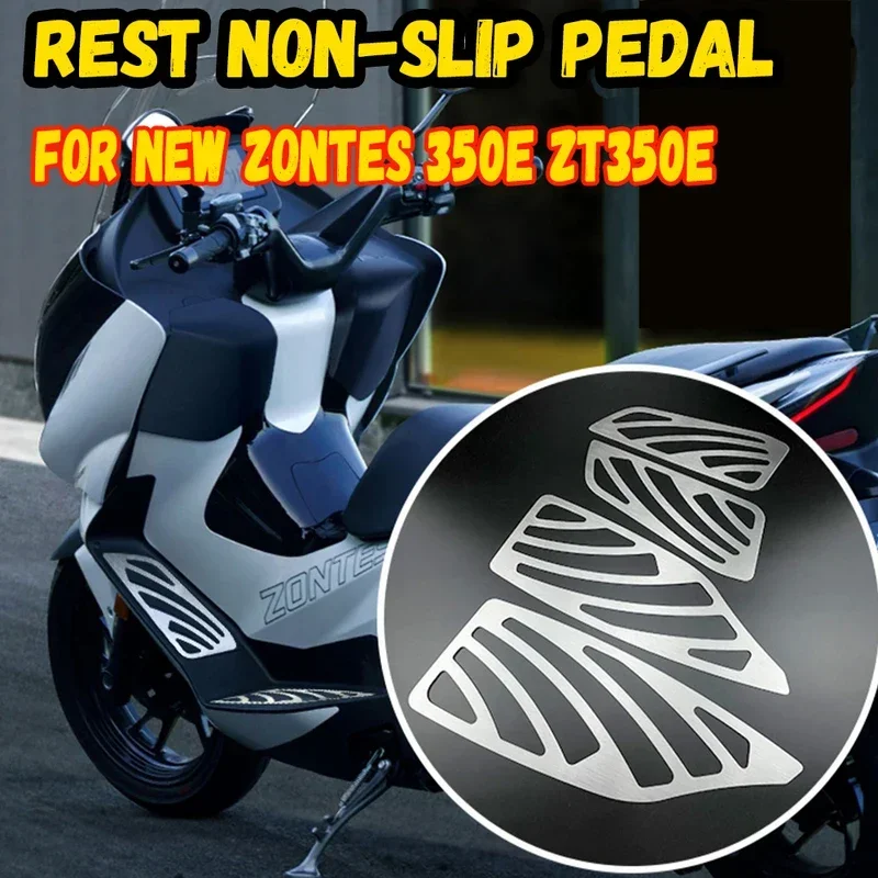 Anti slip accessories for motorcycle front and rear pedals are suitable for the all-new ZONTES 350E E350 350E ZT350E