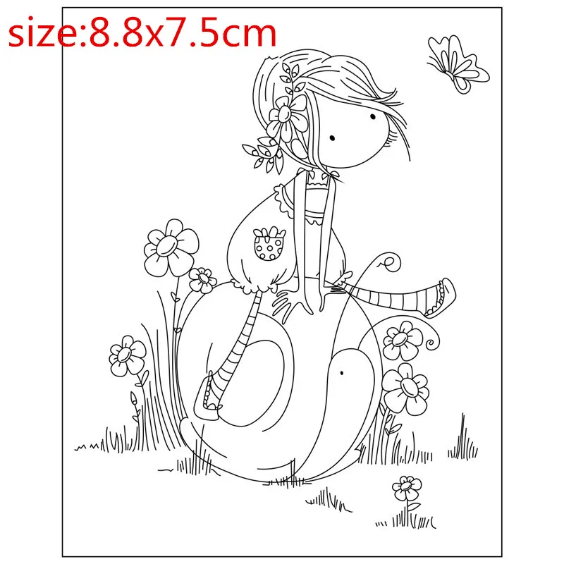 Transparent Silicone Rubber Stamp Scrapbooking DIY Cute Pattern Photo Album