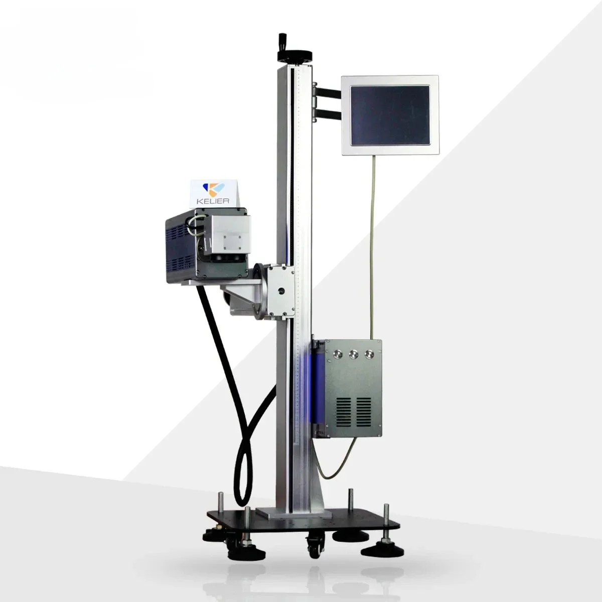 Máquina marcadora a laser de fibra CO2 on-line Fly FCF-2