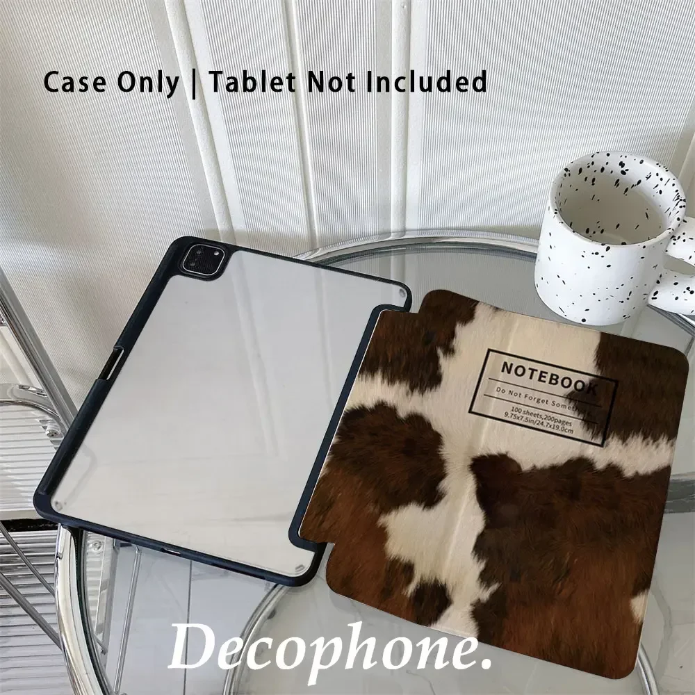 Brown and White Color Block For iPad 9/8/7th Gen 10.2-inch/iPad Pro 10/11th A16 2025/11in 2018-2025 2026 M4 Cover