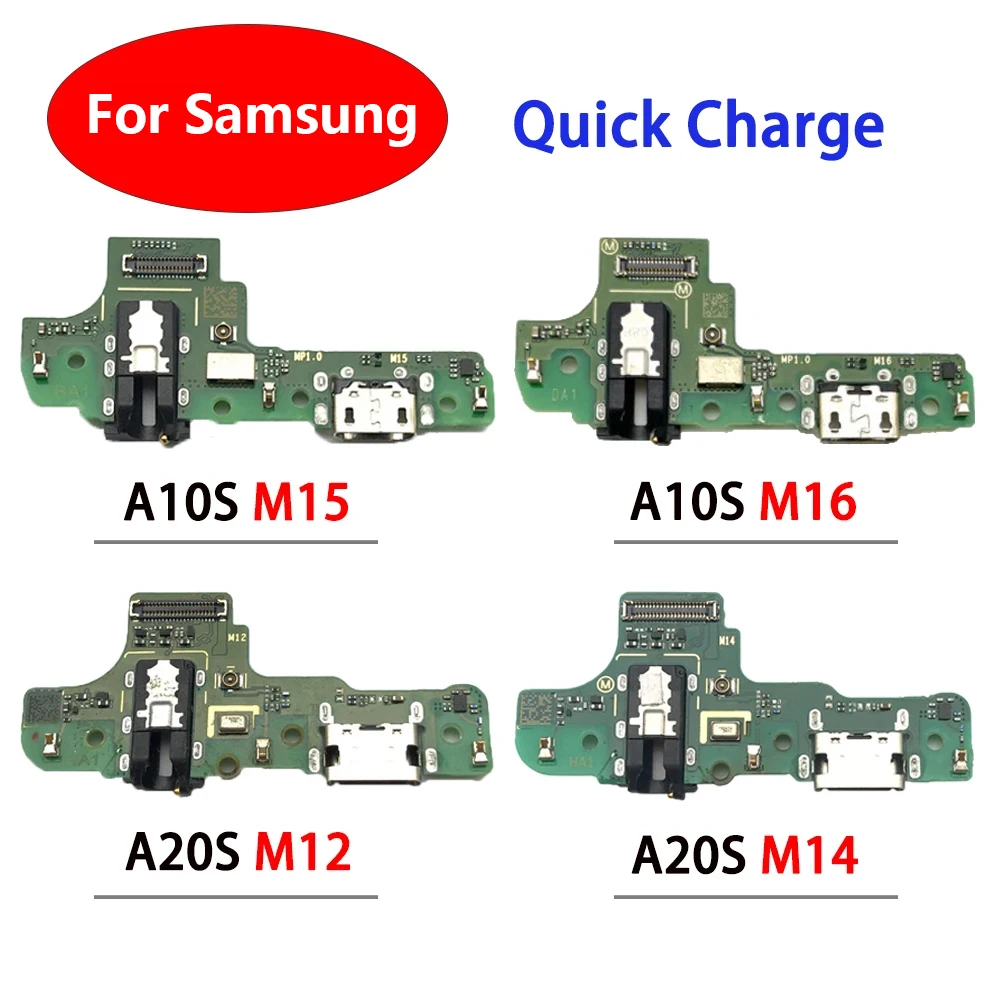 USB Charger Charging Board Dock Port Connector Flex For Samsung A10S A107 A107F A20s A207 A207F M12 M14 M15 M16