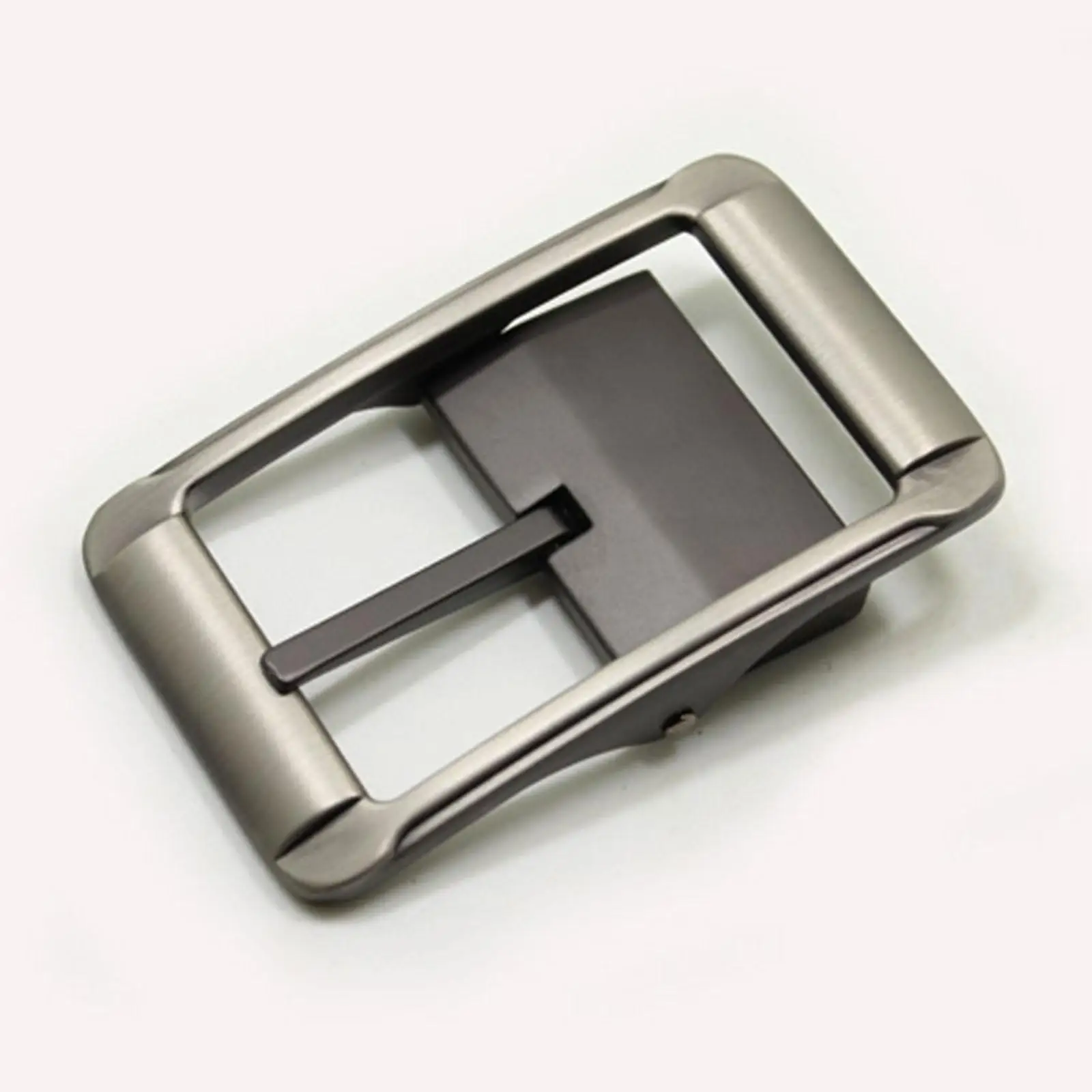 Metal Belt Buckle Fashion Single Prong Zinc Alloy Reversible Replacement