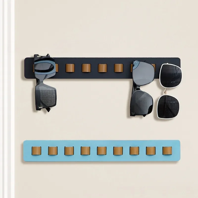 Estante de almacenamiento de madera para gafas, estante para gafas montado en la pared, gafas de sol para el hogar, estante de almacenamiento para gafas, exhibición