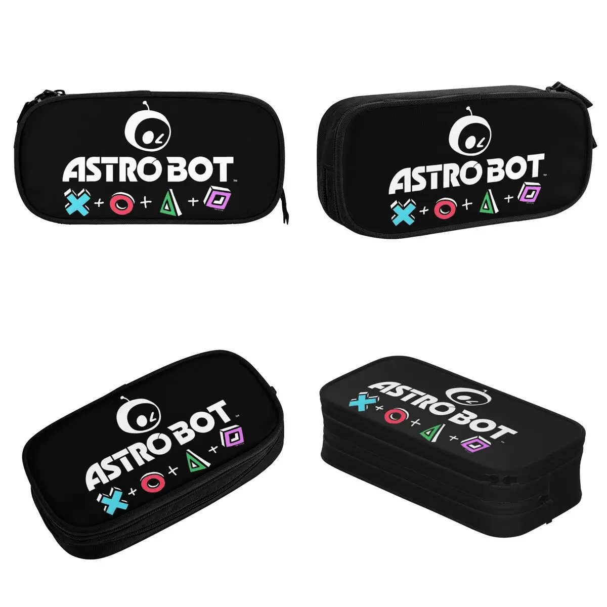 Gift For Cool Boys Astro Bot Pencil Case Pen Box Bags Student Large Storage School Supplies Cosmetic Pencilcases