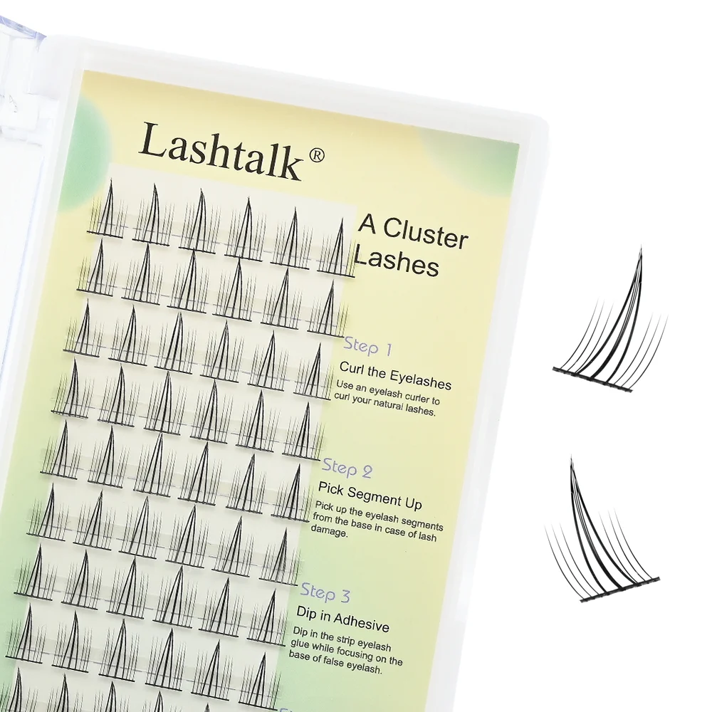 Lashtalk-ملحقات رموش اصطناعية ، مجموعة مهواة ، تجعيد ثلاثي الأبعاد ، أداة مكياج طبيعية وناعمة الجمال ، خرافية من Nagaraku ، تصنعها بنفسك ، 10 صفوف