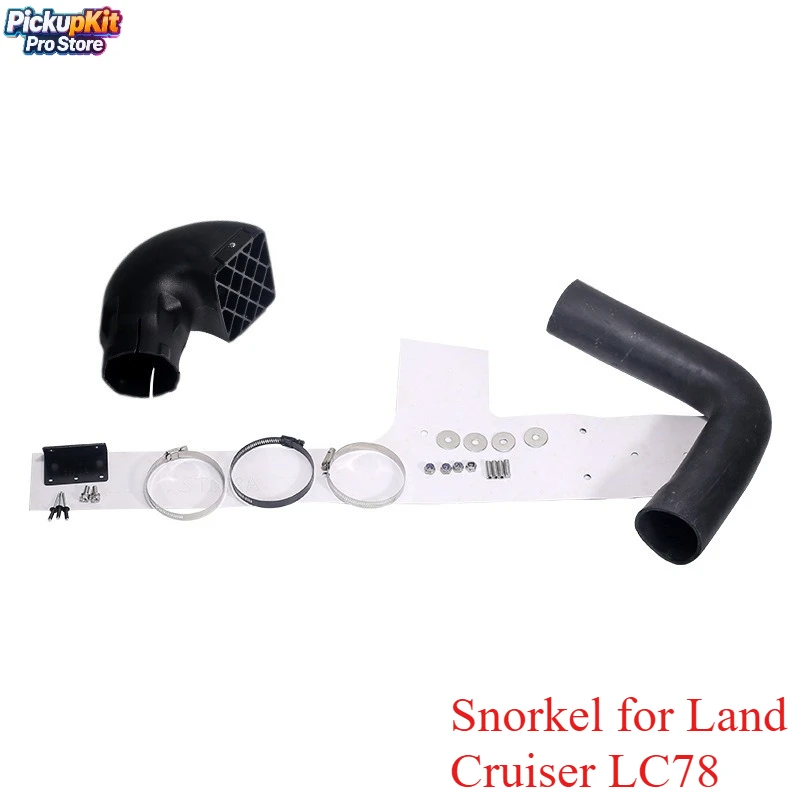 

Right Side Snorkel for Land Cruiser LC78 1HZ 4.2L Diesel 304 Stainless Steel Air Ram Water/Dust Proof Intake Kit