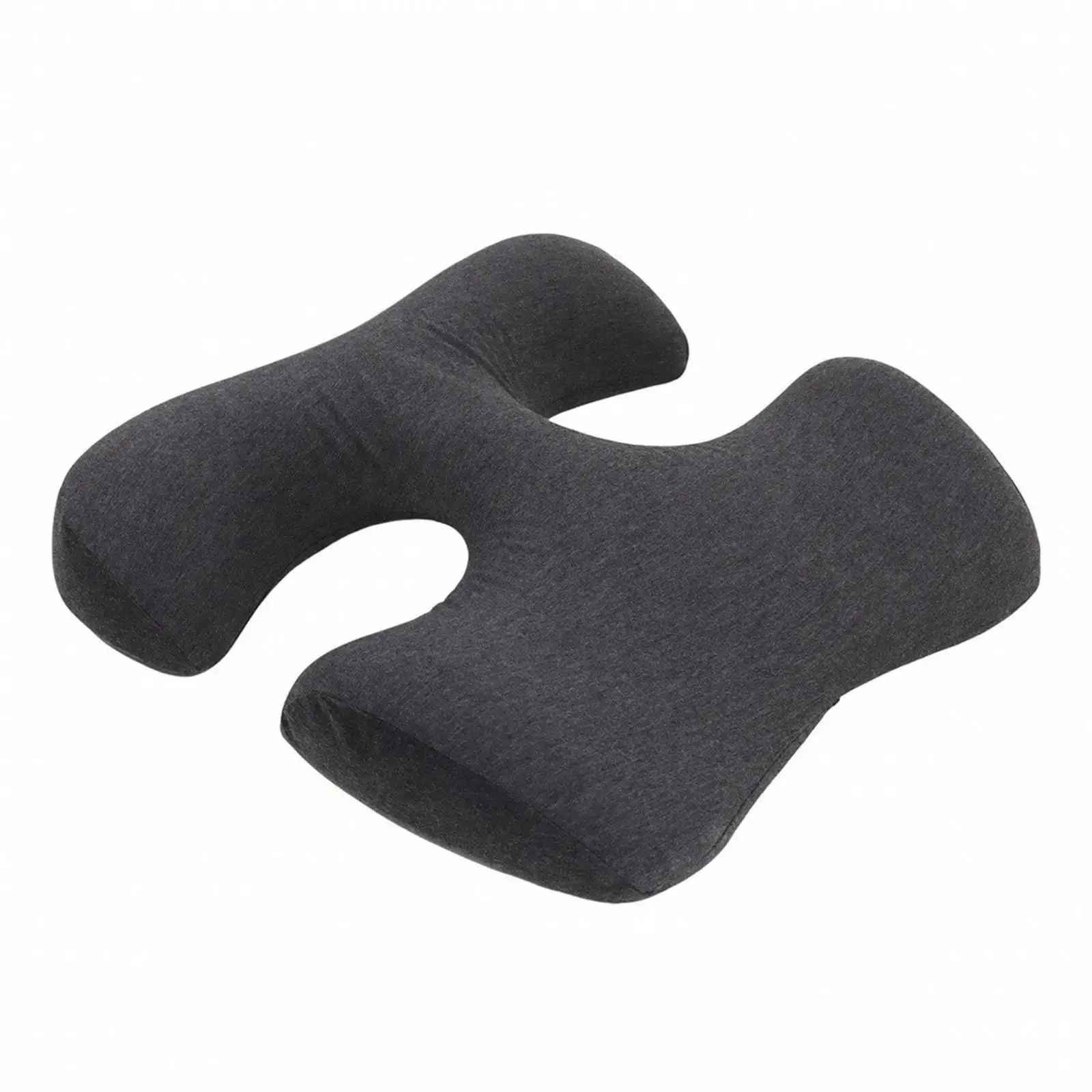 Contoured Face Down Pillow for Beauty Bed with Breathable Memory Cotton Neck Support