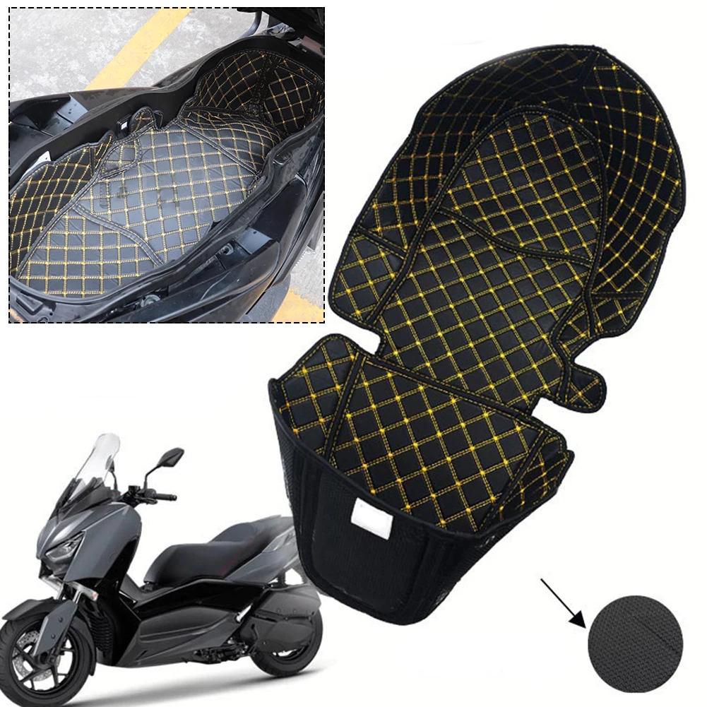 

Ящик для хранения мотоцикла, защитная накладка на подкладку для Yamaha XMAX300/250/400 33*30*8 см, коробка для мотоцикла из искусственной кожи, внутренняя накладка, коробки для хранения