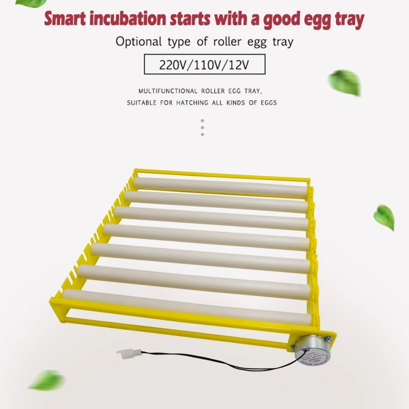 Automatic 360 Degree Rotary Egg Turner Roller Tray Farm Incubation Tool Duck Quail Bird Poultry Eggs Hatching Drop Shipping