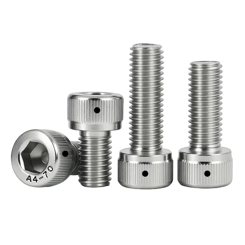 300pcs M8x30mm 304 Stainless Steel Hex Socket Bolt Lead Seal Screw Side Drilled Hole