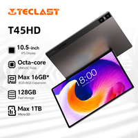 Teclast T45HD tablet 10,5 TDDI fully laminated T606 Max 16GB RAM 128GB ROM 4G VoLTE Android 13 Widevine L1 13MP camera