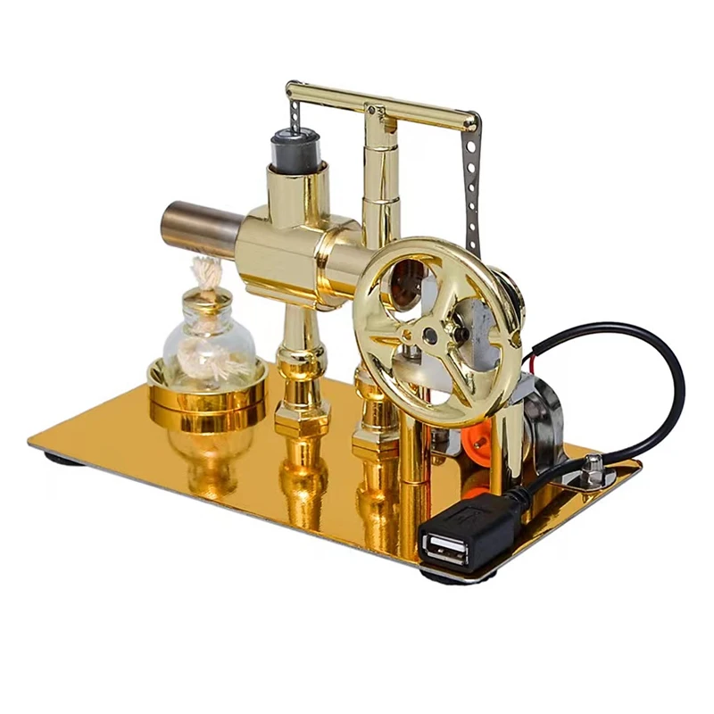 

Miniature Stirling Engine Generator Steam Engine Model Physics Experiment Teaching Scientific Production Invention Toy Model