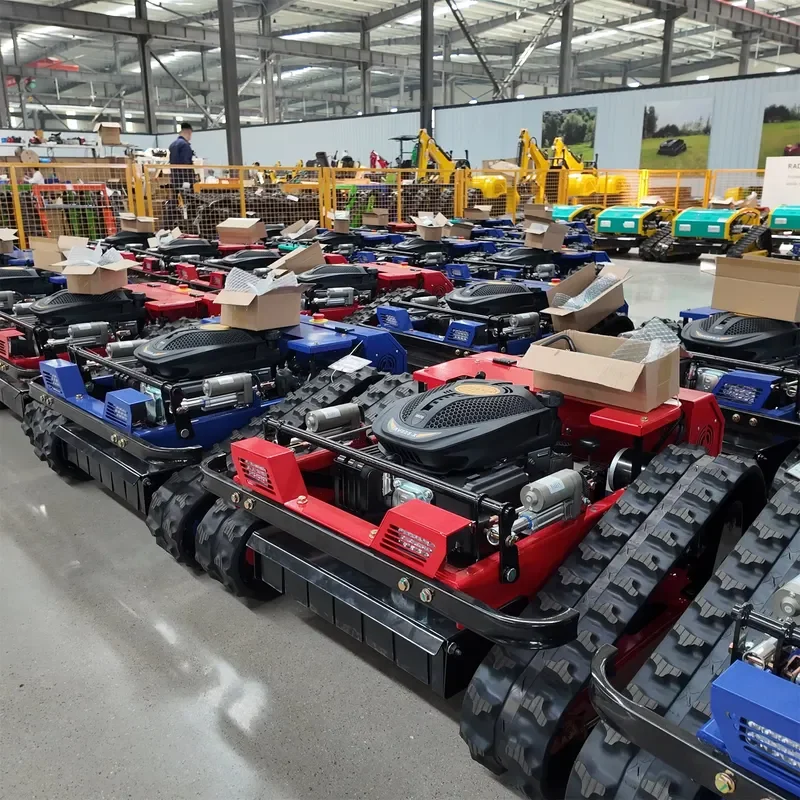 High Quality All Terrain Ai Remote Lawn Mower With Engine 500mm 800mm Remote Control Agricultural Riding Lawn Tractor Mower