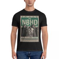 Men T-Shirt Stargazing Funny 100% Cotton Tee Shirt Short Sleeve The NBHD Neighbourhood T Shirts Round Neck Tops Gift Idea