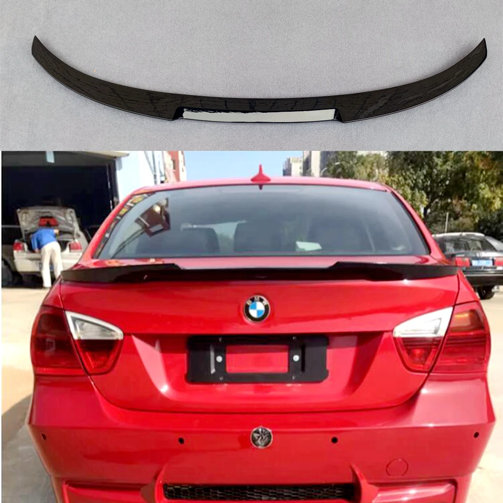 Car Spoiler Wing Glossy Black Refit for M4 Style High Kick Trunk Lid Spoiler for BMW 3 Series E90 M3 2006-2011 Car Accessories