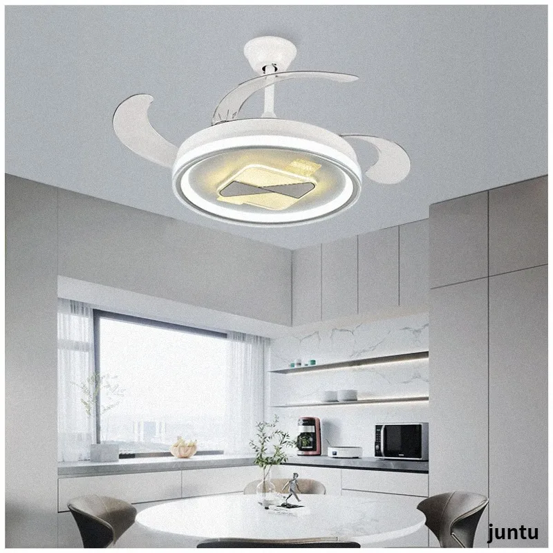 excellent Fan Lamps High Airflow Ceiling Fan Light Simple Bedroom Living Room Dining Room Home Use Inverter Stealth Fan