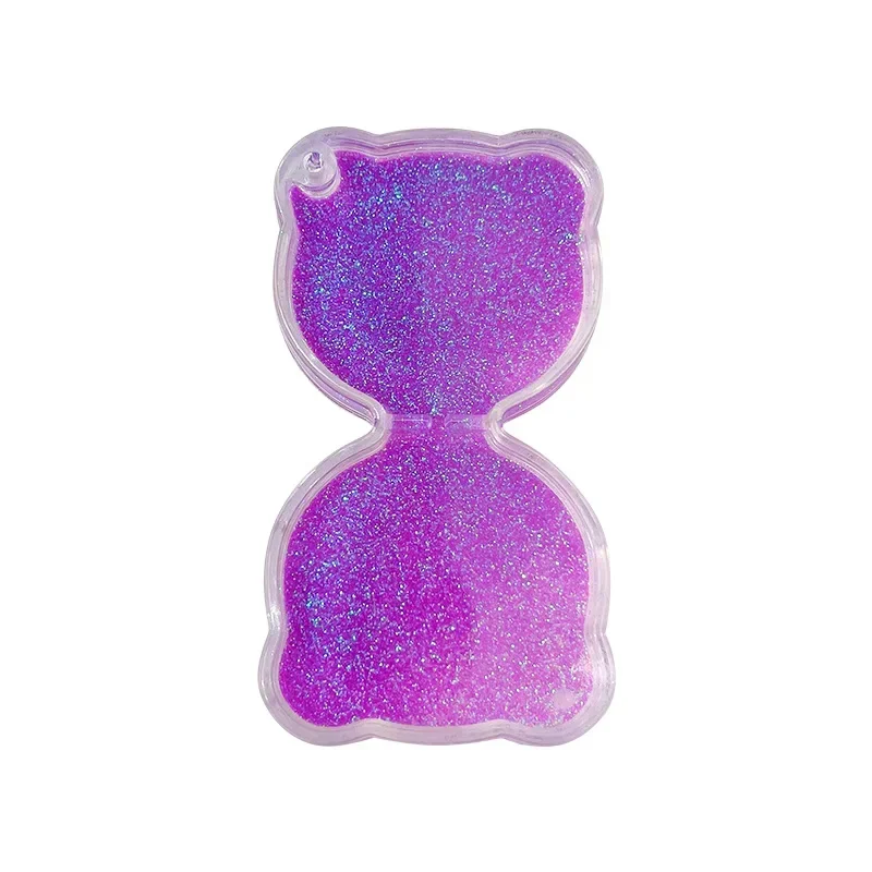 Fluid Heart Hourglass Acrylic DIY Guka Polco Korean Sticker DIY Children's Handmade Toys