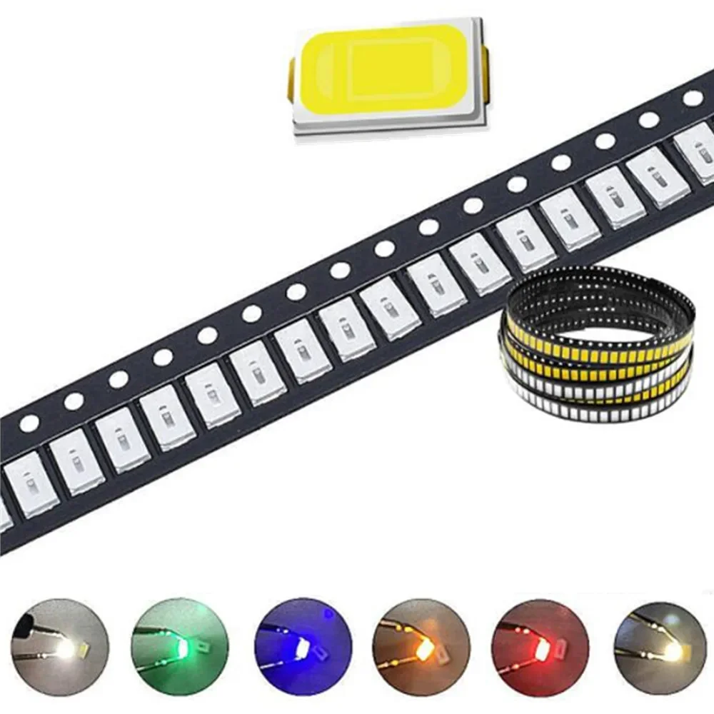 100pcs 0.5W SMD 5730 and 2835 LED COB Chip Lamp Beads Light White or Warm 120LM Surface Mount PCB Emitting Diode Lamp(3.3~3.6V)