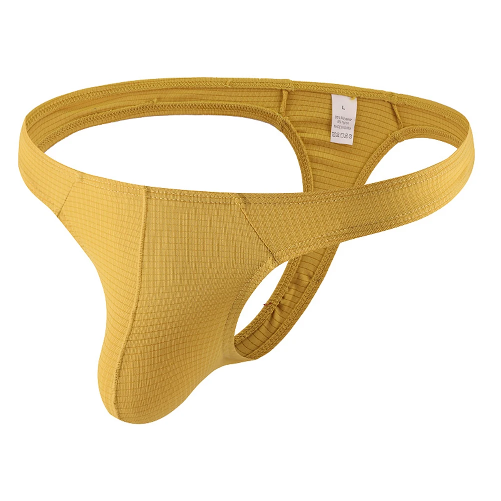 

Elastic Pouch Underwear G-string Underwear All Seasons Bulge Pouch Daily Wear Elastic Material Polyester Fabric