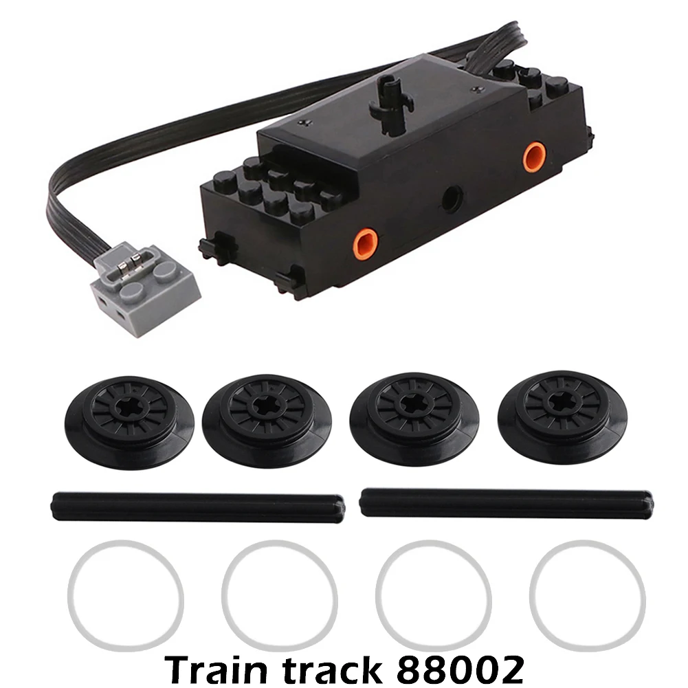 Train Track Building Blocks For MOC Power Functions Parts Motor Battery Box Infrared Speed Remote Control Receiver for Legoeds