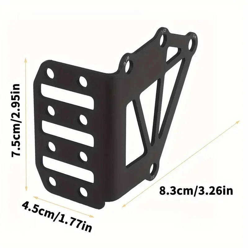 Plate-forme d'adaptateur d'étui en acier inoxydable, système de verrouillage rapide, plaque d'extension pour la chasse au camping en plein air, 1PC