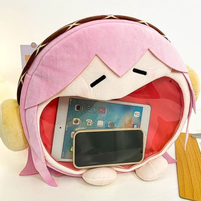 Hatsune Miku Backpack Anime Cute Cartoon Plush Backpack Kawaii Large Capacity Fufu Itbag Jelly Bag As A Birthday Gift for Friend