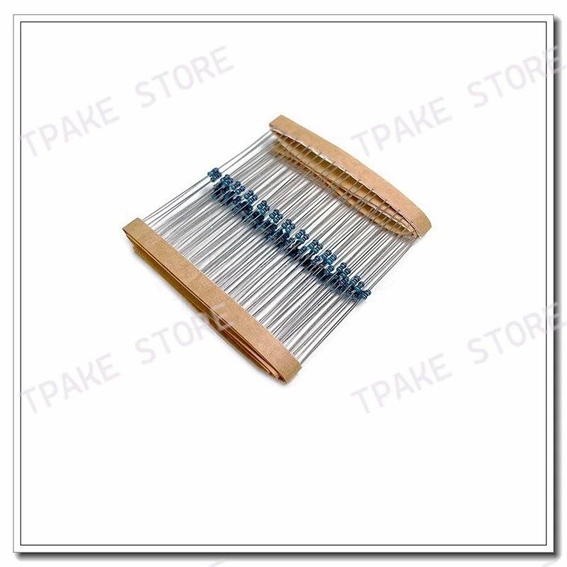 Metal Film Resistor 1/8Watts 1Ohm-1M 1.2E 3.3/47/51/68/75/82/100/220/910R 1.8K/27K/330K/430K/680K/750K/820K 1/6W 0.125W