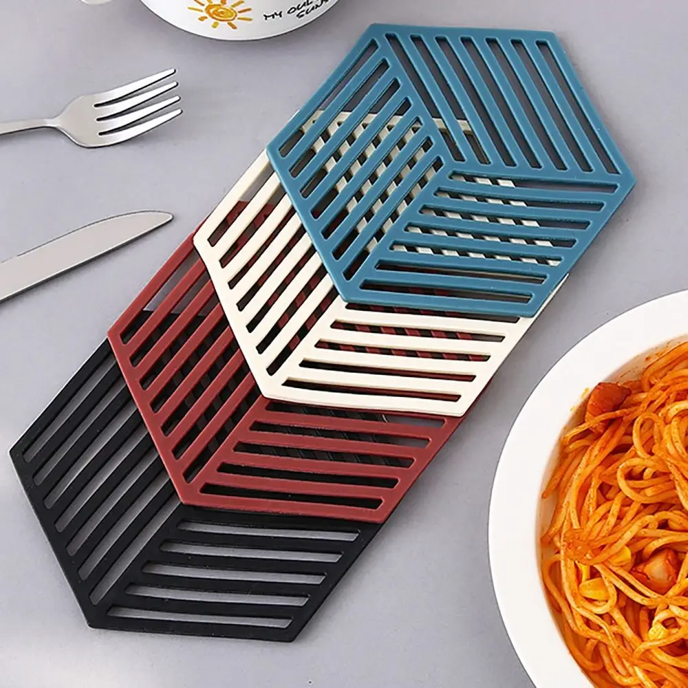 Multifunction Creative Silicone Trivet Mats Convenient Kitchen Tool Silicone Placemats Bowl Dish Mats Home Kitchen Tool