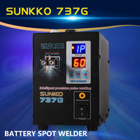 SUNKKO 737G Double Digital Double Pulse Small Battery Welding Machine English Panel Battery Spot Welder