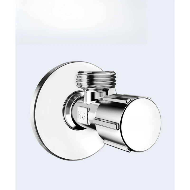 

Faucet angle valve, three-point/four-point angle valve, universal for hot and cold water, copper water stop valve