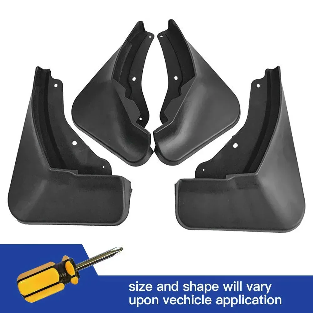 

4Pcs Front & Rear Mud Flaps For VW Volkswagen Jetta VS7 2019 2020 Splash Guards Mudguards Black