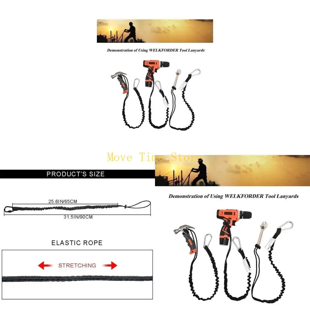 

92me Нейлоновый банджи-инструмент инструмент инструмент с помощью винтовой фиксации карабинера против фальсификации