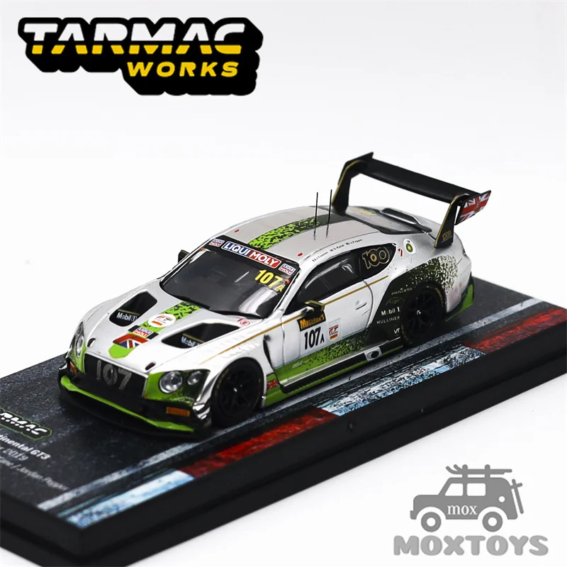 Tarmac Works 1:64 Continental GT3 F40 LM MCL60 Mustang GTD GT3 R Aristo JZS161 i20 N Diecast Model Car