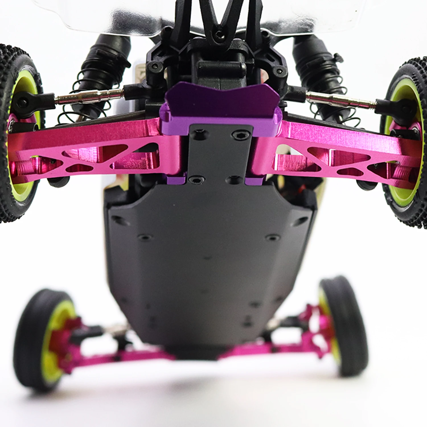Metall-Aufhängungsarme Achsschenkel C-Naben CVD-Welle für 1/24 Losi Micro B Rc Auto 2WD Wltoys 244016 Chassis-Platten-Upgrades – Detail 3