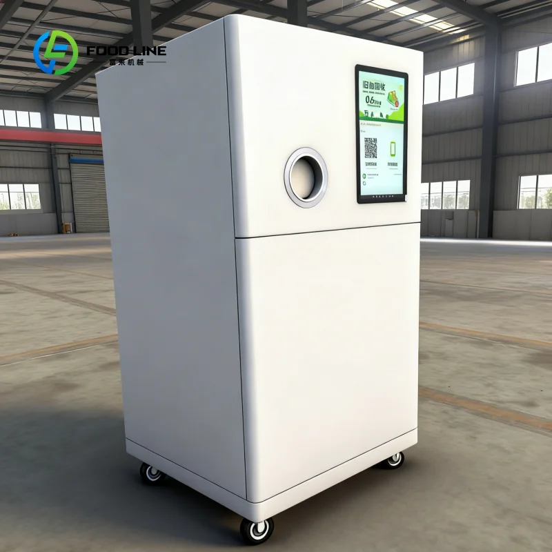 Customized CE Certified RVM Reverse Vending Machine for Plastic Bottles/Cans Recycling - Community/Supermarket/Campus Use